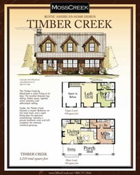 Home Plans Rustic - Mosscreek