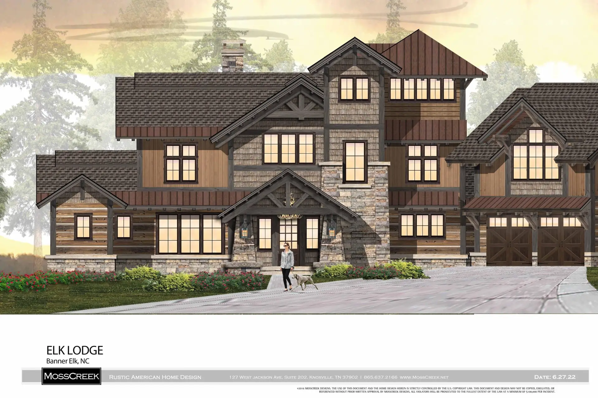 ELK LODGE - Mosscreek Modern and Rustic Home Designs